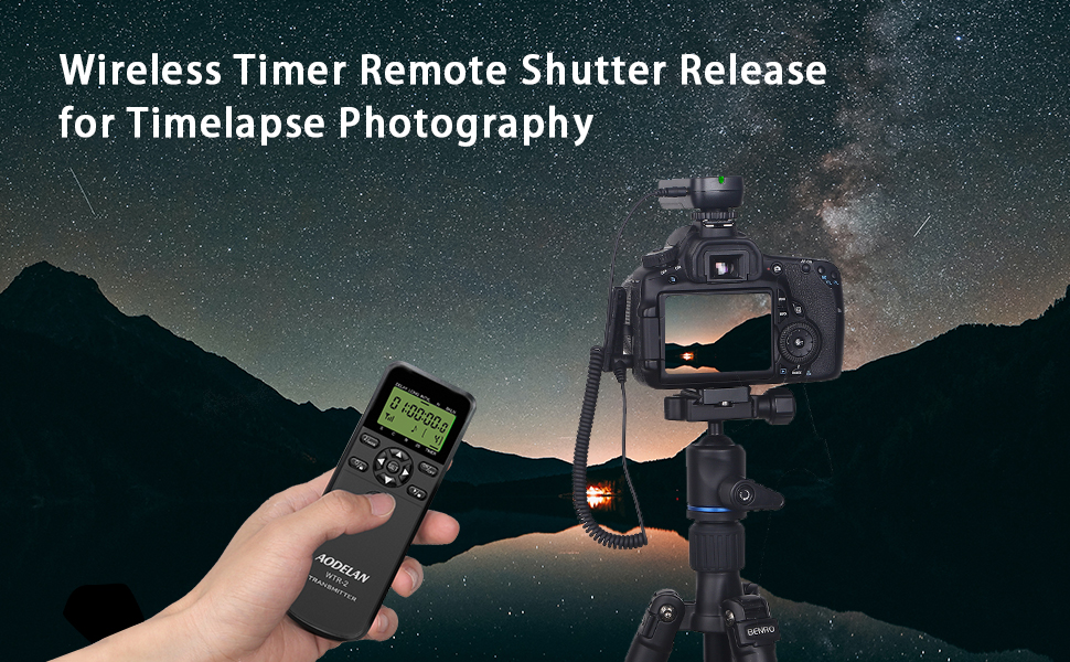 AODELAN Camera Wireless Remote Control Shutter Release for Canon EOS R7, EOS R10, EOS R6, EOS R