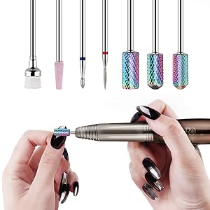 nail drill bit set carbide