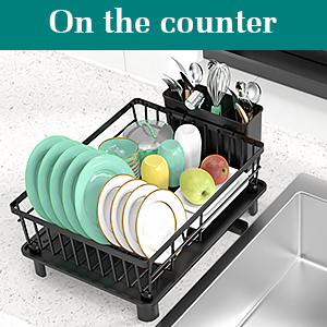 dish racks for kitchen counter