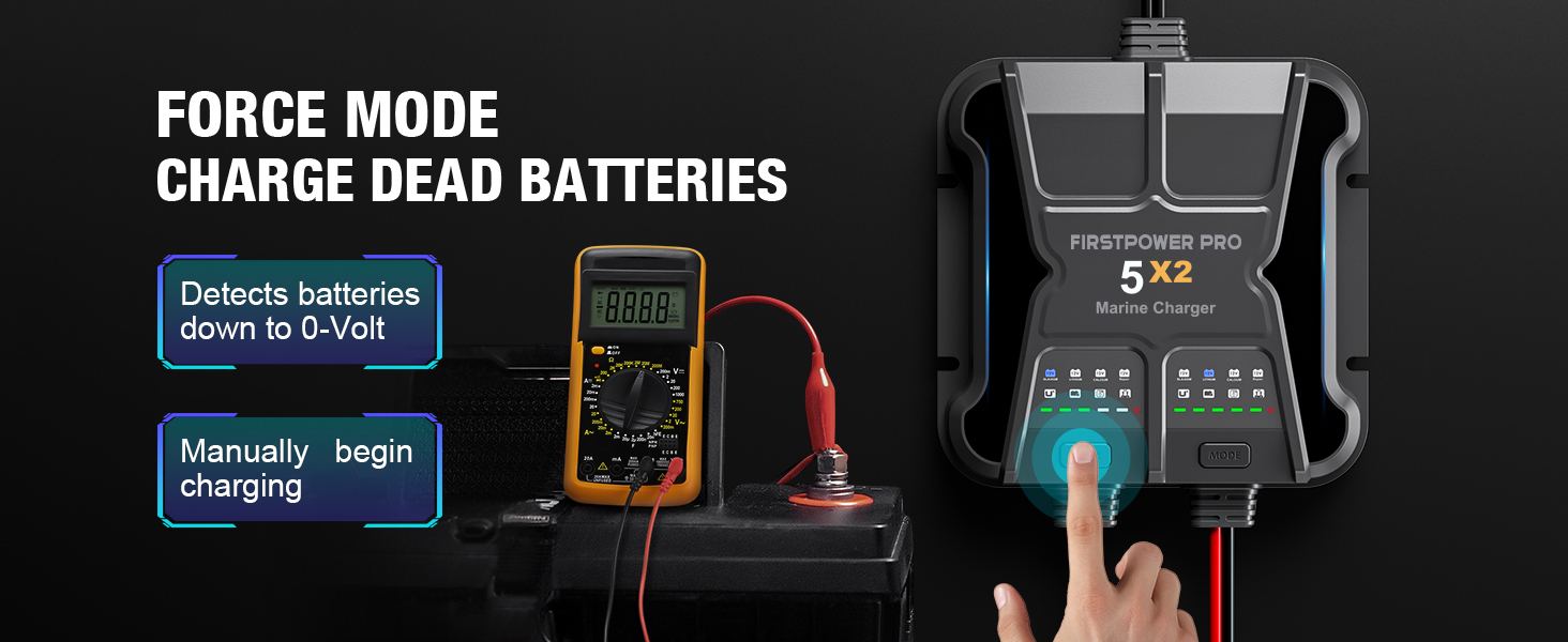 2 bank charger for boat