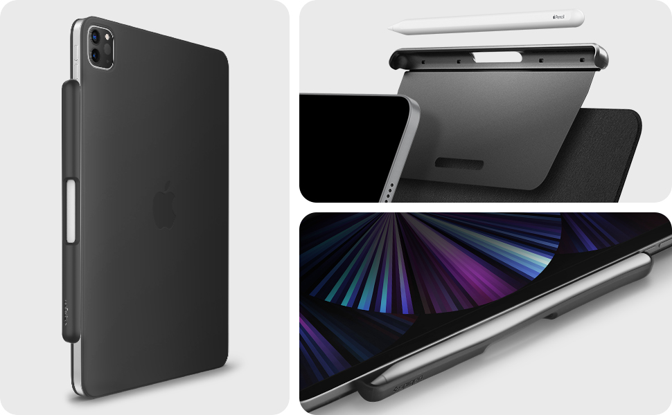 iPad - Appleペンシルホルダー付きキーボードiPad用 Appleペンシルホルダークランプ,第2世代,マジックキーボードと