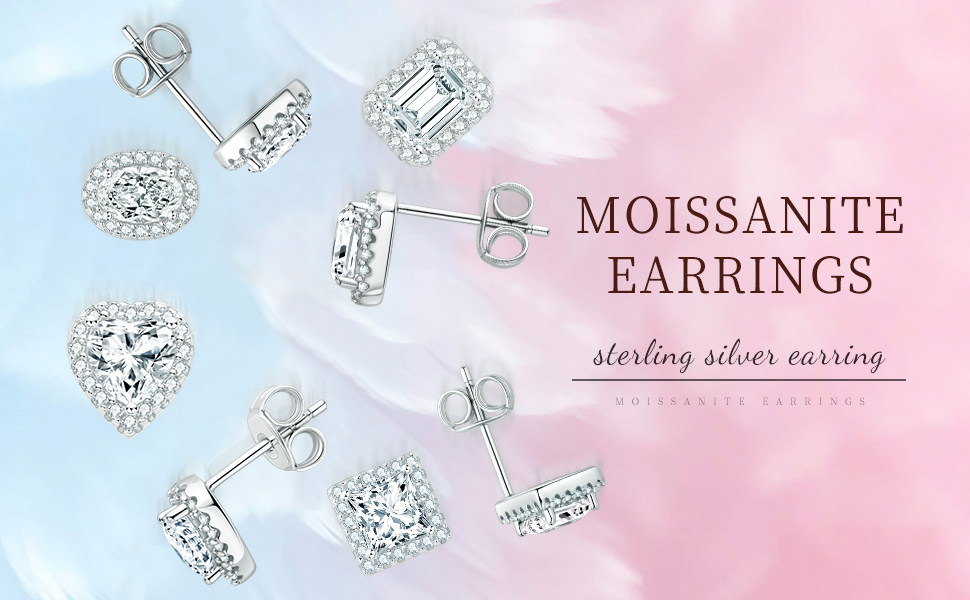 Moissanite Earrings