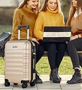 MoFut Hartschalen-Handgepäck Koffer – Reisekoffer mit 4 Drehbaren Rollen (360°) und 3 Stelige-Zahlenschloss (XL, 95L, Du E2513781 3b18 4f9f Ba1d Fae1083b1936. CR3,78,329,361 PT0 SX166 V1