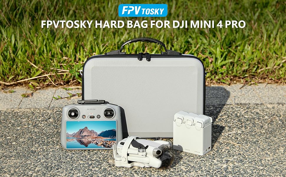 FPVtosky Mini 4 Pro RC 2 Case, Portable Storage Hard Case