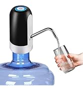 Water Bottle Pump, Electric Water Dispenser for 5 Gallon Bottle, USB Charging Water Pump for Wate...