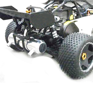 Alloy Exhaust Tuned Pipe For 1/5 Scale RC Trucks (23CC-36CC Engines) - Fits HPI/ROVAN/King Motor Baja