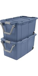 Amazon.com - Storage Bin 40 Gallon 160 Qt Wheeled Industrial