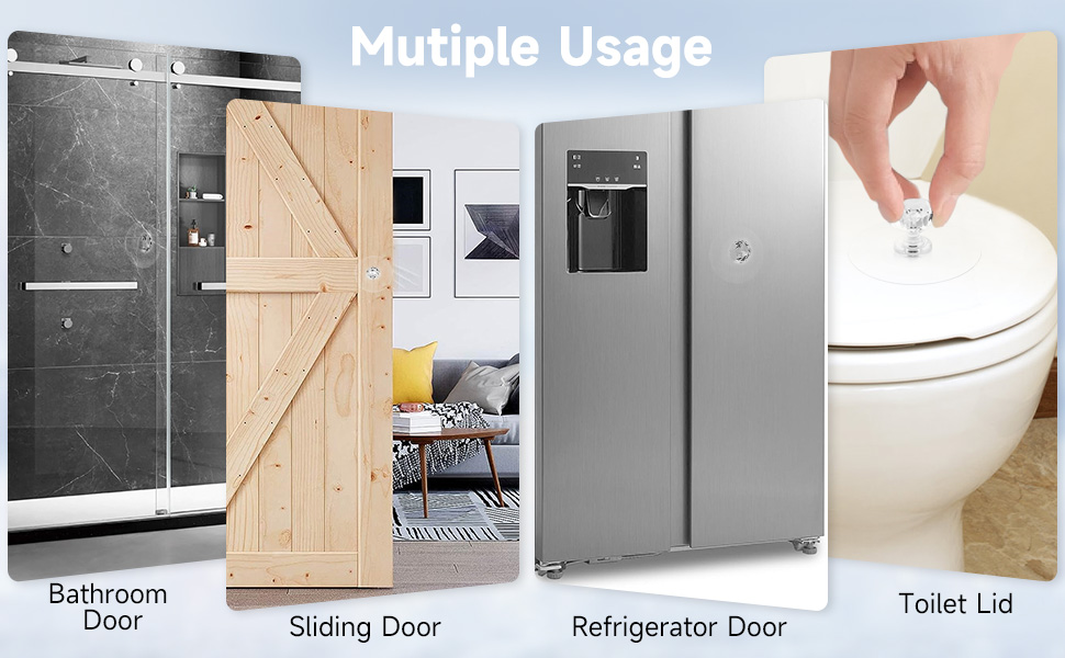 Fikoksol 50pcs Stick on Knobs for and Drawers