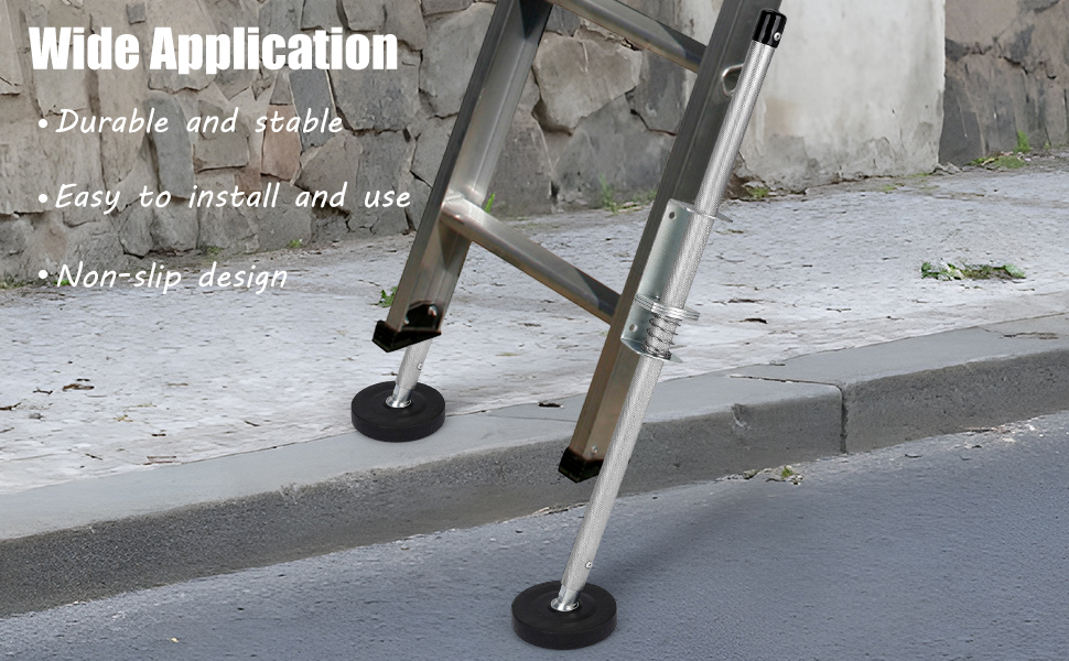 GOOFCXO Ladder Leveler Pair, 23" Ladder Levelers for Extension Ladders