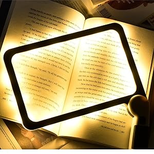 page magnifier with warm light