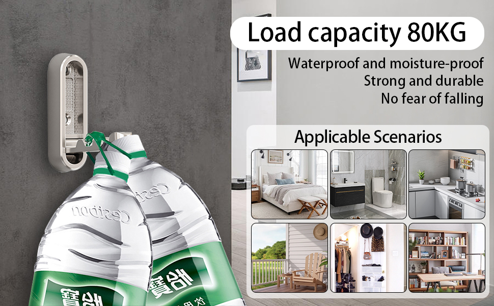 Hooks for Wall - Black Hooks for Hanging