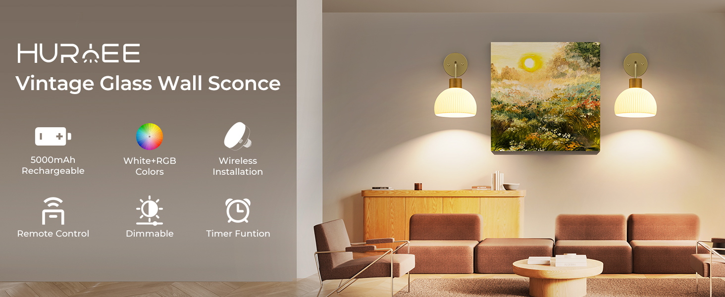 Vintage Glass Sconces