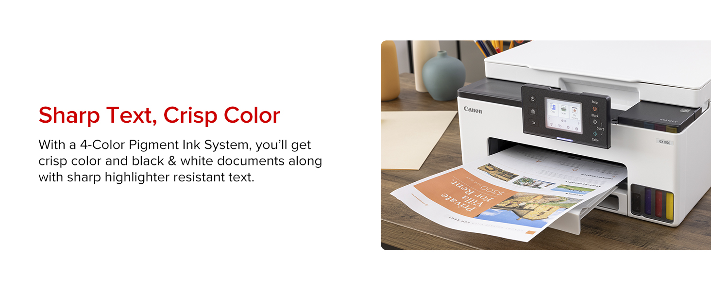 GX1020 print quality