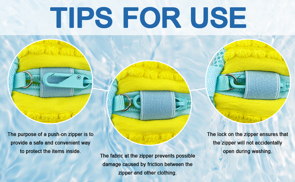 S-lock zipper usage tips