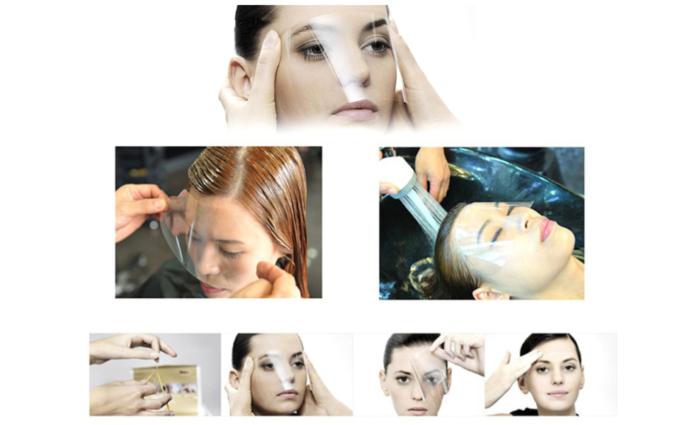 lash extensions water shield disposable face shield eye shield for shower brow shields lash shield