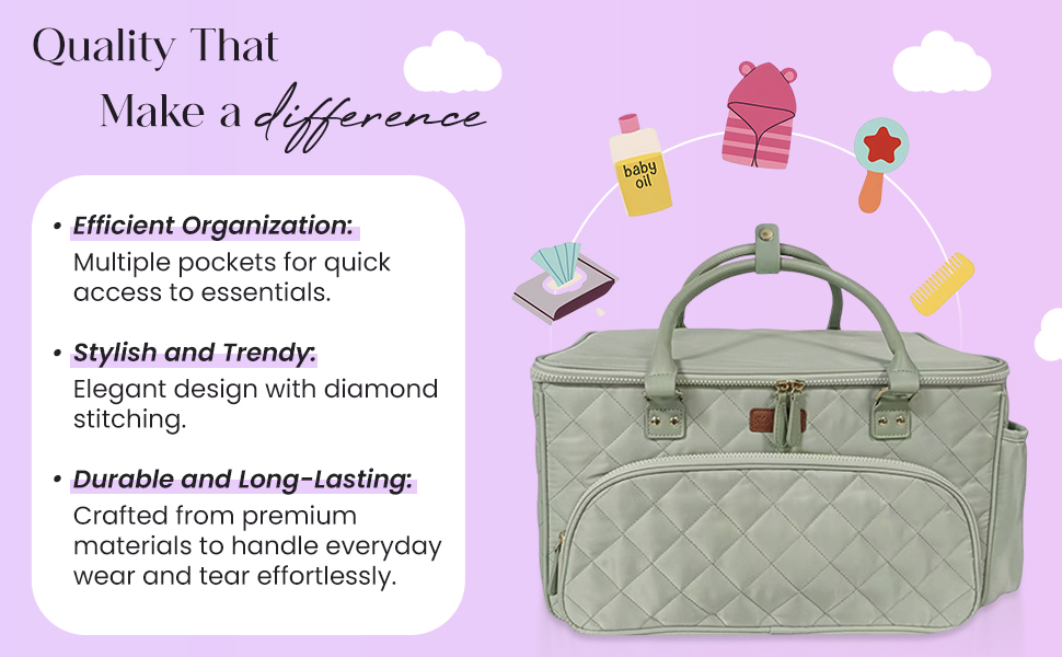 Diaper Bag with Dividers