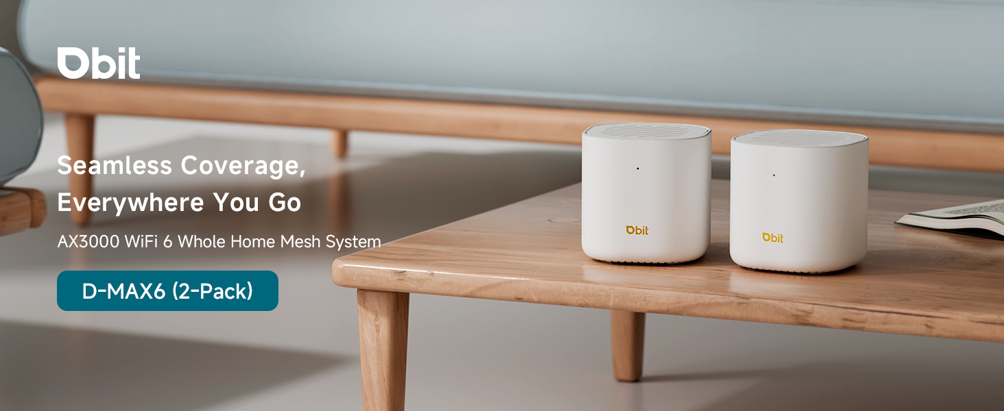 AX3000 WiFi 6 Mesh System 2 Pack