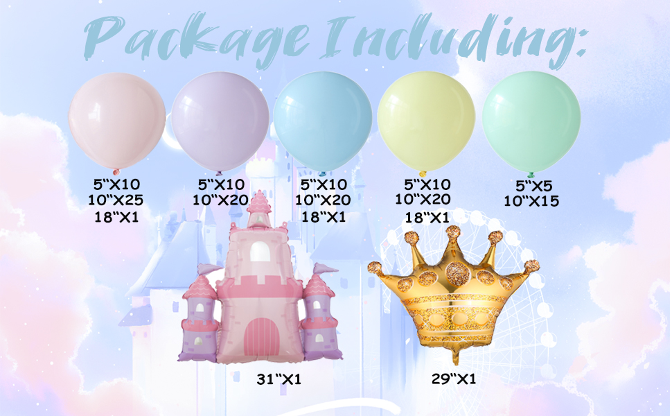Princess Balloon Arch kit