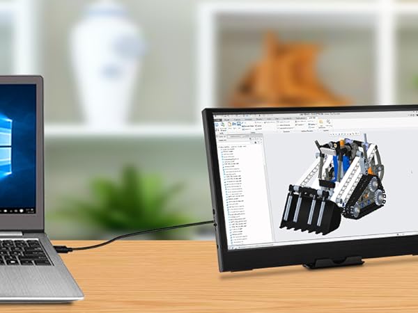 Amazon.com: Magedok 11.6 Inch Portable Monitor, 1366x768 HD