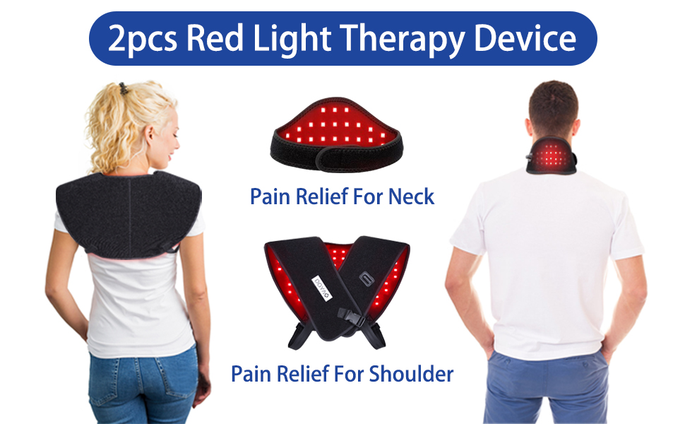 Red Infrared Light Therapy Neck and Shoulder Pain, Wearable