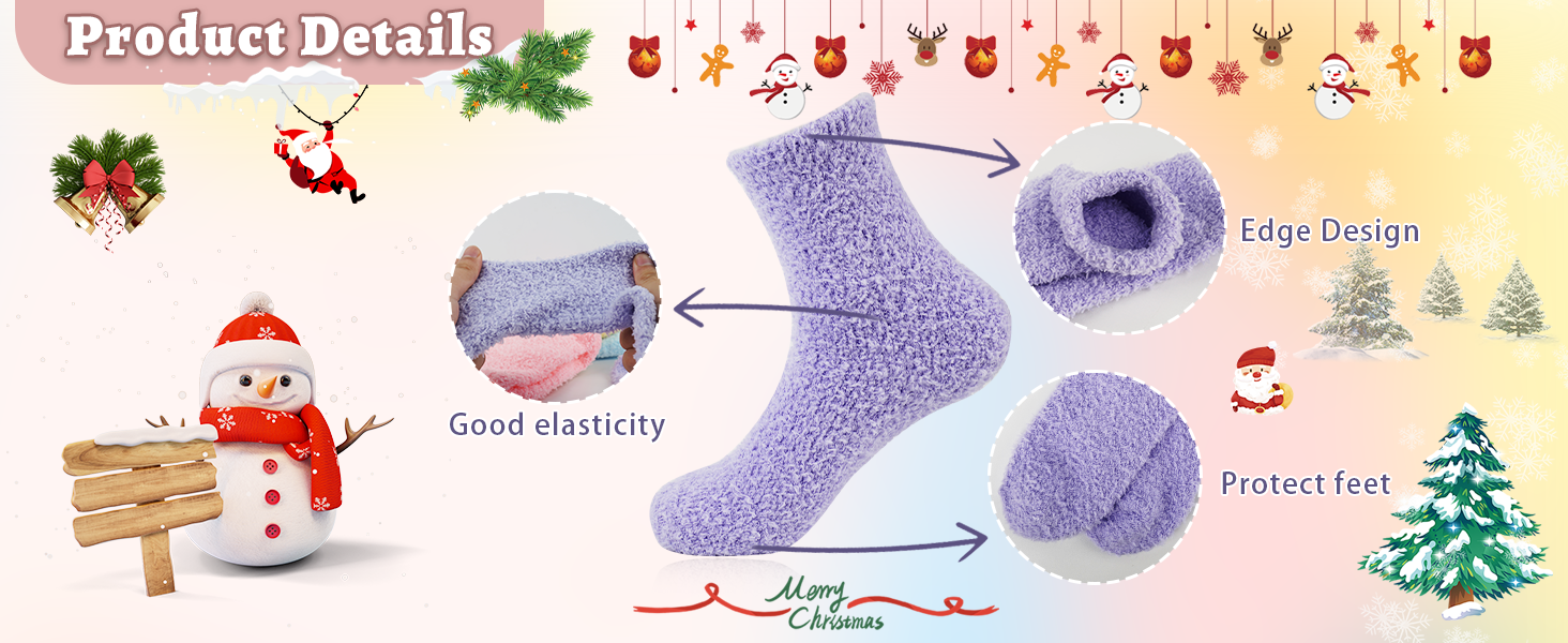  Fuzzy Slipper Socks