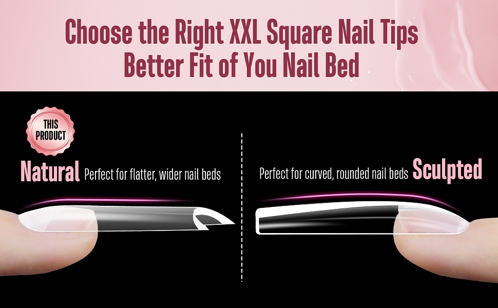 Choose the Right XXL Square Nail tips