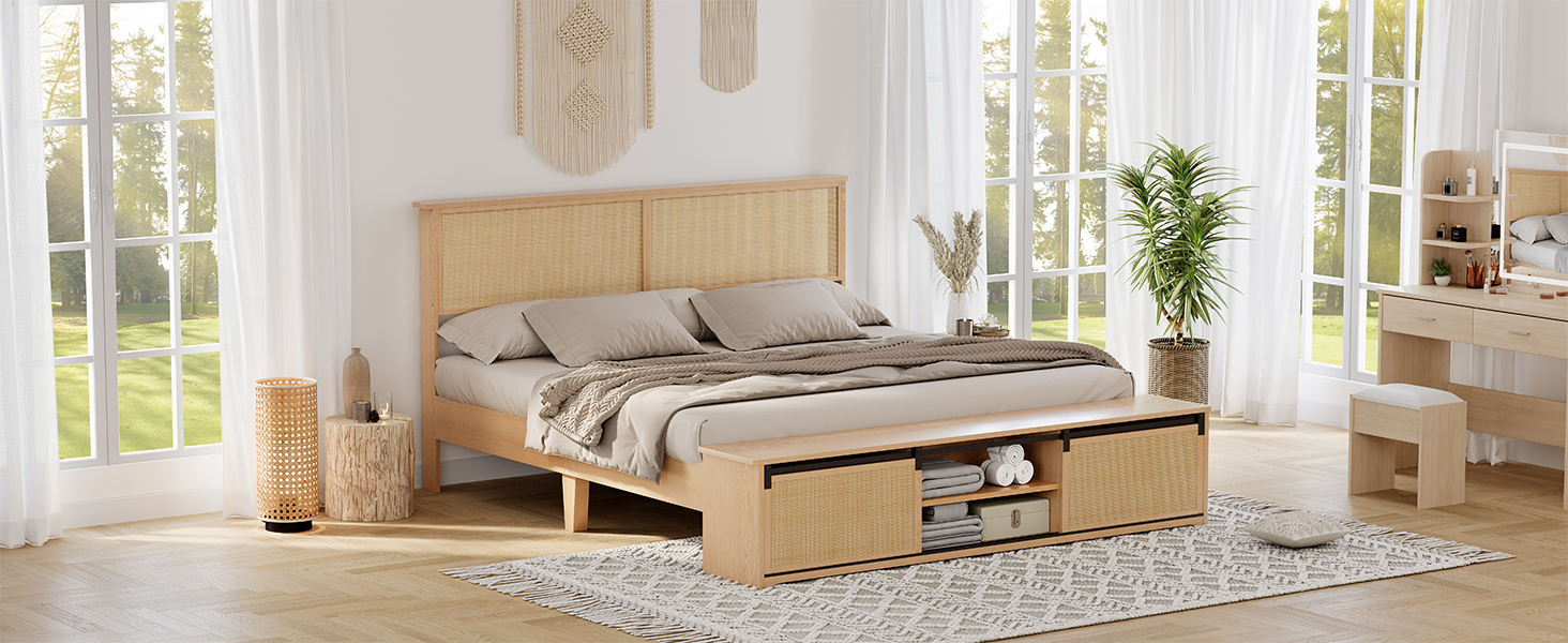 Bed Frame with Storage