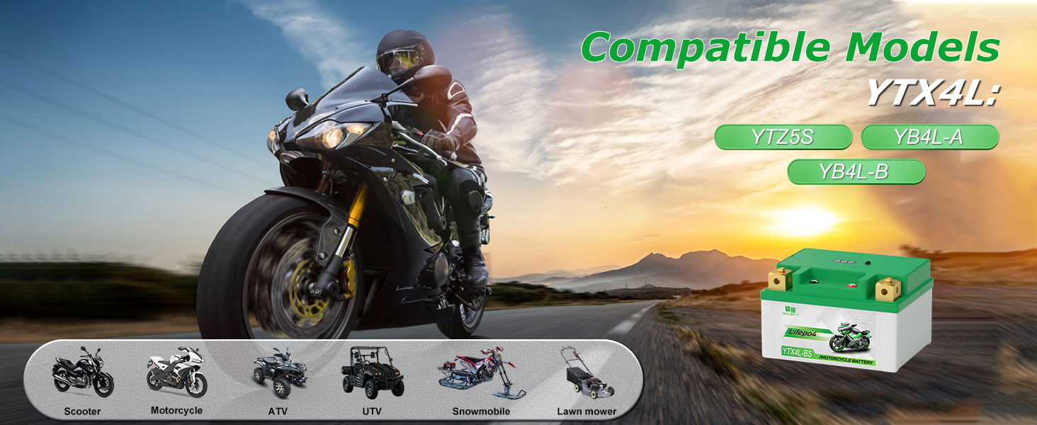 Lithium Motorcycle Battery