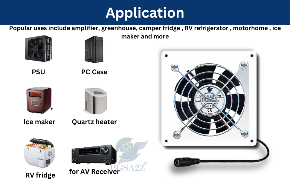 Customizable cooling options Efficient air circulation fan Enhanced cooling fan