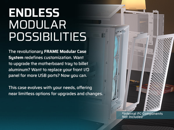 modular case; fully modular case; modular case system; customizable case; upgradeable case;