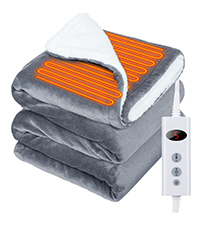 Amazon.co.jp : GOHHME 電気毛布 掛け敷き兼用 電気ひざ掛け
