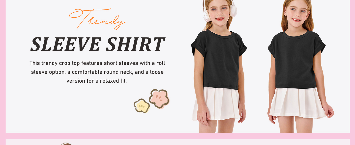 girls short sleeve t shirt