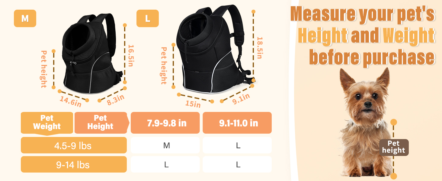 puppy backpack carrier for small dogs