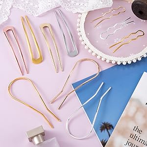 Metal U Shaped Hair Pins