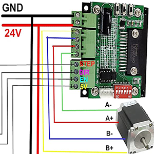 CNCTOPBAOS 4 Axis Nema23 Stepper Motor CNC Kit 270oz-in 76mm 3A Dual ...