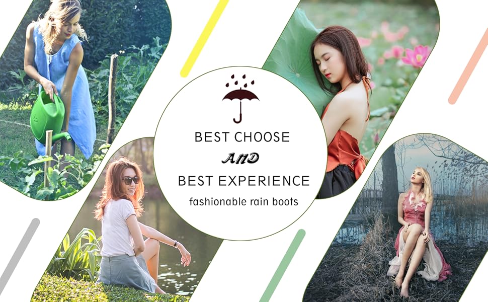 Ankle Wellies Wellington Boots Womens