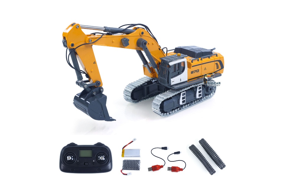 1/50 970 rc excavator ラジコン ショベルカー RC 970 Alloy Excavator Model 1/50 Remote Control Engineering