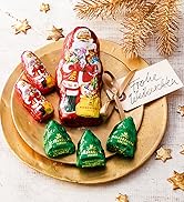Niederegger Père Noël et sapins sur assiette