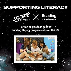 Skyrocket Coffee Supports Literacy with a portion of its proceeds