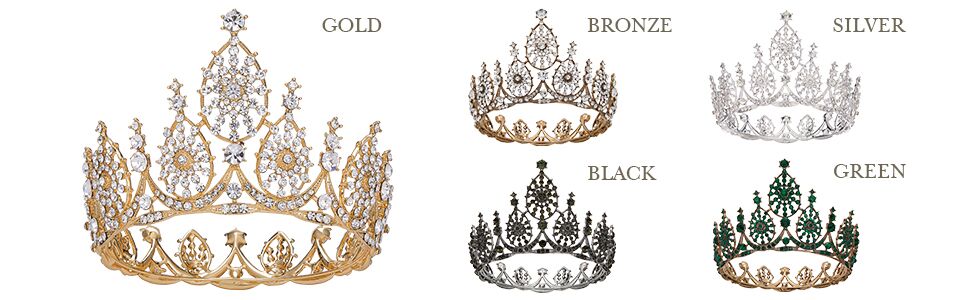 vintage wedding crown for bride queen crown for women bridal tiara headband princess prom