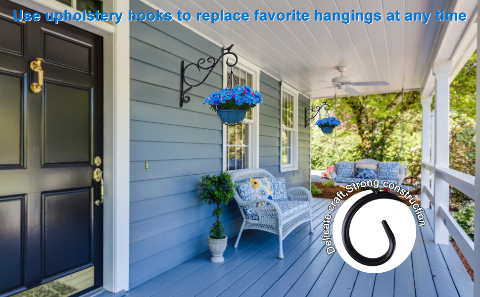 Siding Plant Hook for Hanging Outdoor Inch 2 Pack, Wall