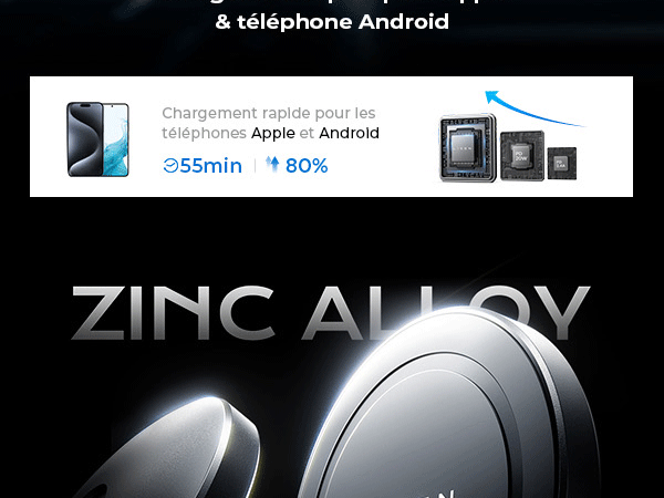 Support Telephone Voiture Induction
