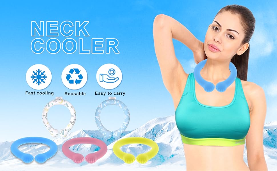 Comfcolder Reusable Neck Ice Pack Neck Coolers for
