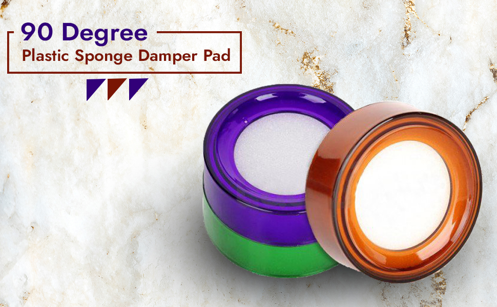 90 Degree Plastic Sponge Damper Pad, Multicolor, 2 pc Amazon.in