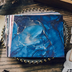 Scrapbooking Accessories Marble Pattern Bronzing Scrapbooking Cardstock Paper Pads Scrapbooking Supplies for Decorative Card 24 Sheets 6" x 6" (Marble) 21 vintage