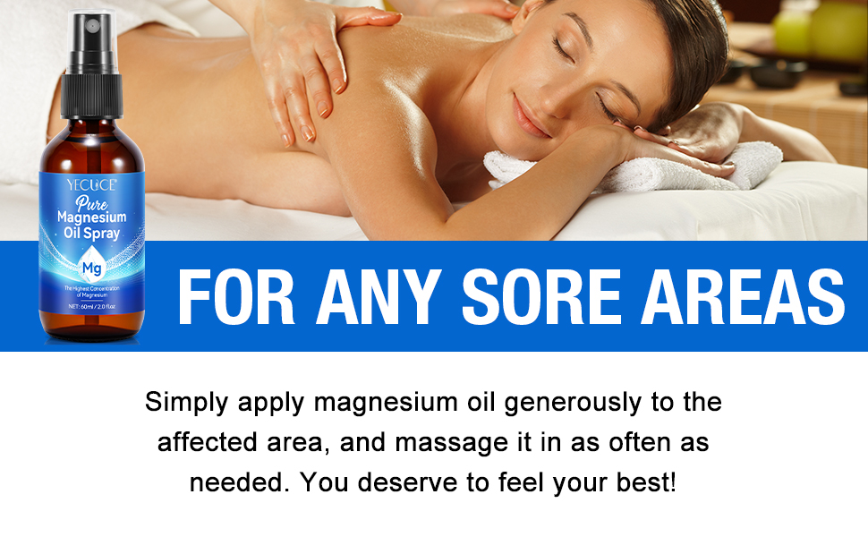 Pure magnesium oil spray