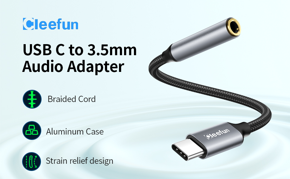 USB C to 3.5mm Jack(2-Pack)