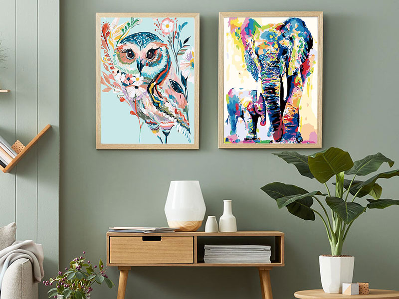 DoMyArt Acrylic Paint by Number Kit On Canvas for Adults