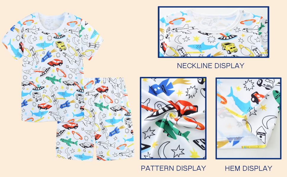 boys shorts sleepwear