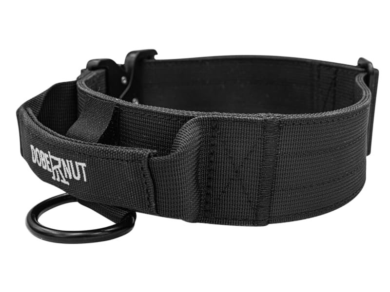 DOBERNUT Tactical Dog Collars with Handle MilitaryGrade Large and